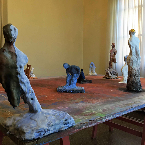 The Sculpture's Table - 2014